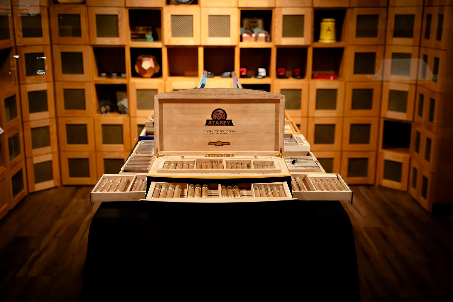 Atabey cigars in the ember & vine humidor